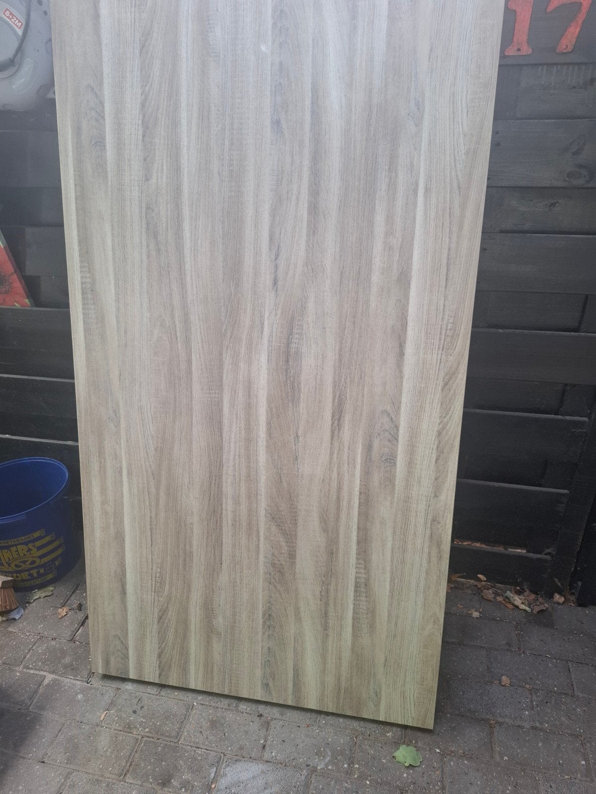Houten tafelblad - Licht eiken look, Ophalen, Modern, Scandinavisch, 50 tot 100 cm, Zo goed als nieuw