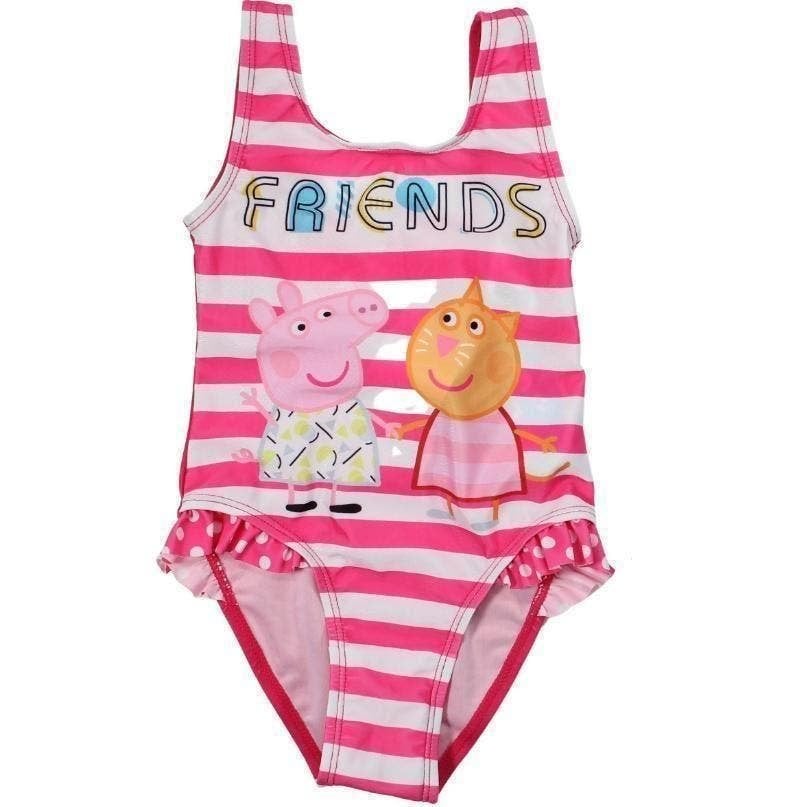 Peppa Pig badpak roze - Maat 92/98 - 104/110 - 116/128, Maat 104, Meisje, Badpak, Nieuw