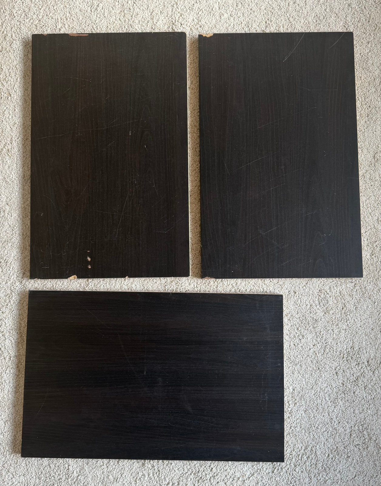 Ikea Bestå planken 56x36 zwartbruin, Ophalen, Met plank(en), Gebruikt, 50 tot 100 cm