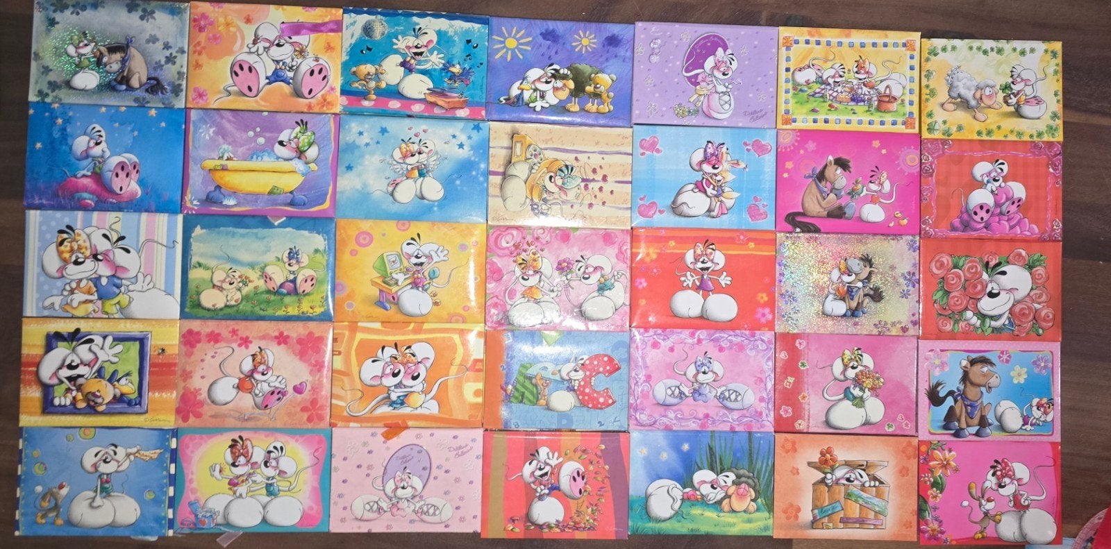 Diddl plaatjes, Verzamelen, Diddl, Zo goed als nieuw, Papier, Kaart of Schrift, Diddl, Ophalen of Verzenden