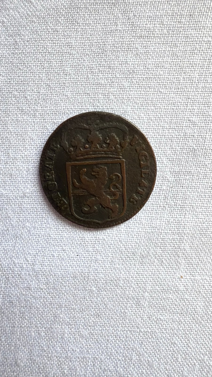 Overijssel (Kampen) Duit 1768 - VOC Munt (ZeerFrai), Ophalen of Verzenden, Vóór koninkrijk, Overige waardes, Losse munt