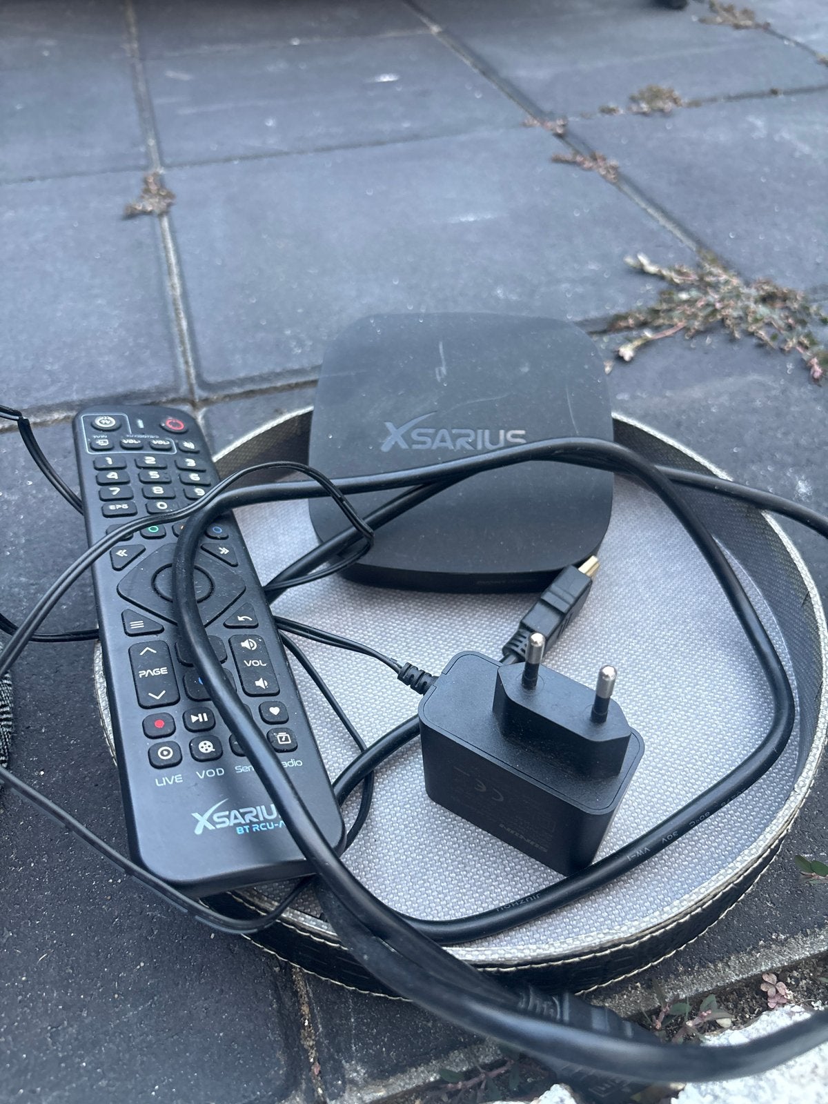 XSARIUS Media Box met afstandsbediening en adapter, Ophalen of Verzenden, Gebruikt, HDMI, Zonder harde schijf