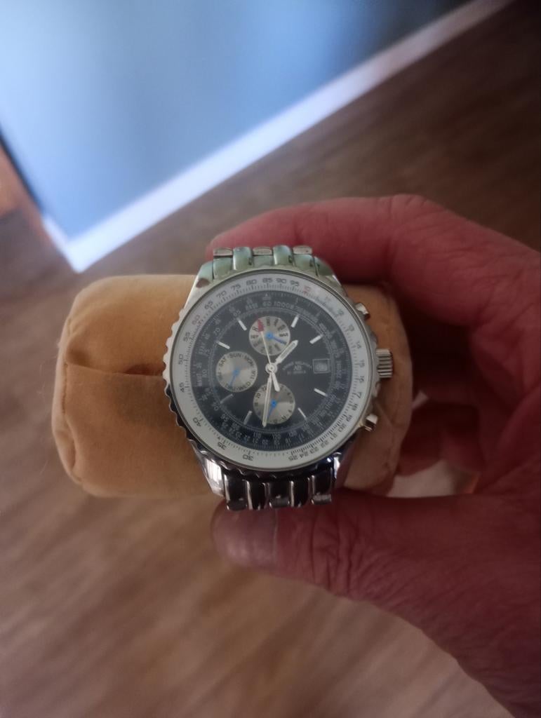Mooi horloge, Ophalen, Zo goed als nieuw, Staal, Overige merken