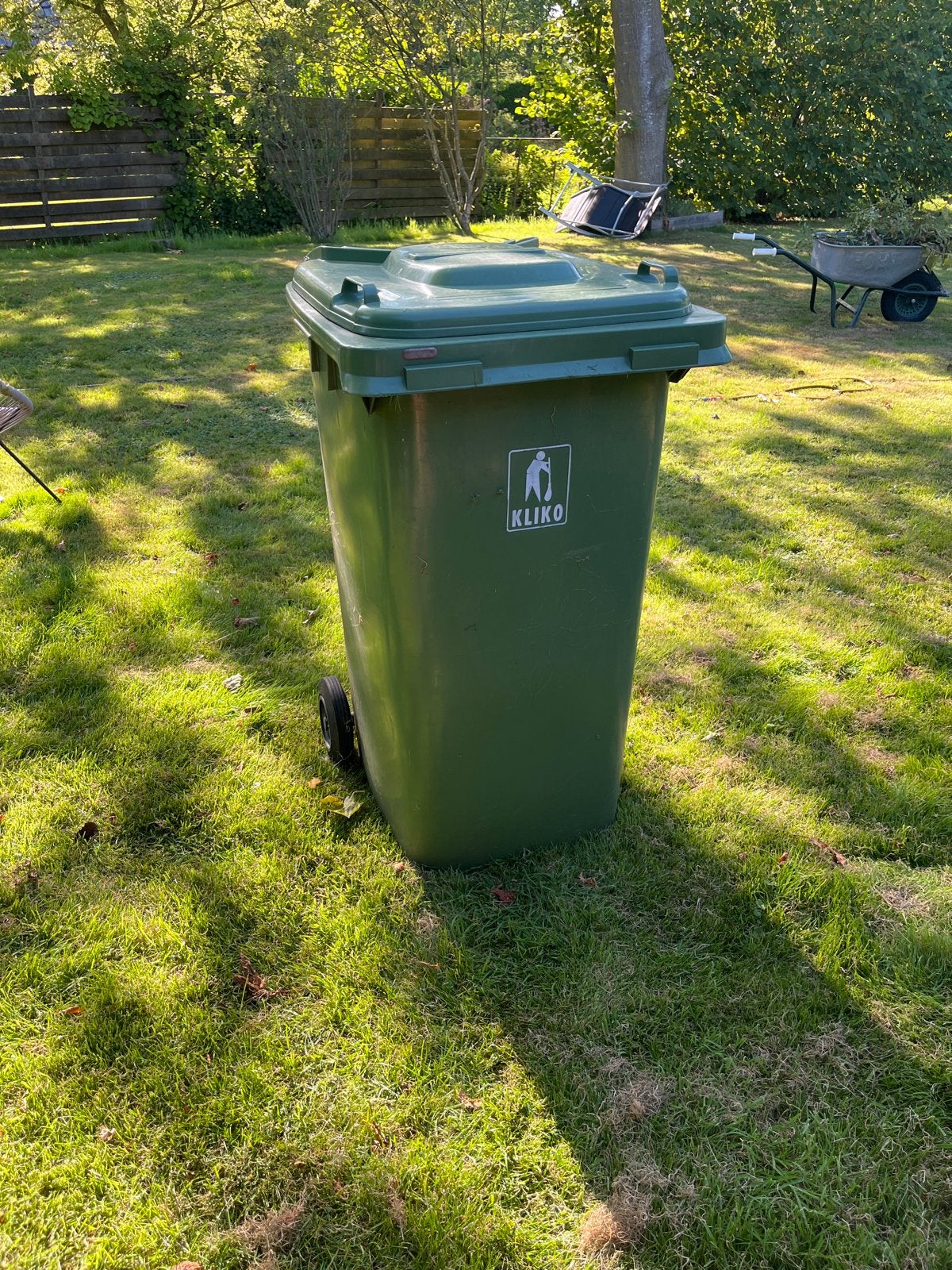 Groene Kliko afvalcontainer - 240 liter, Ophalen, Kunststof, Gebruikt, 40 liter of meer