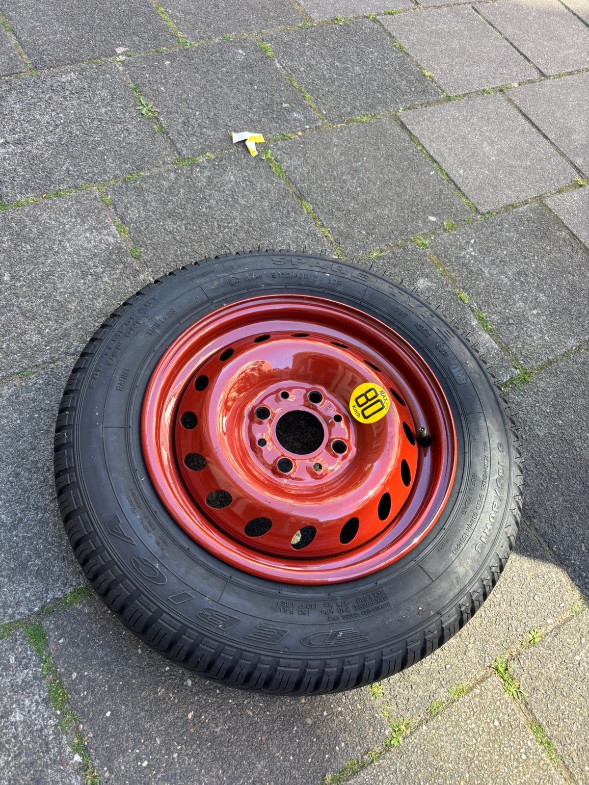 Reserveband met reparatieset fiat panda 2004, Ophalen