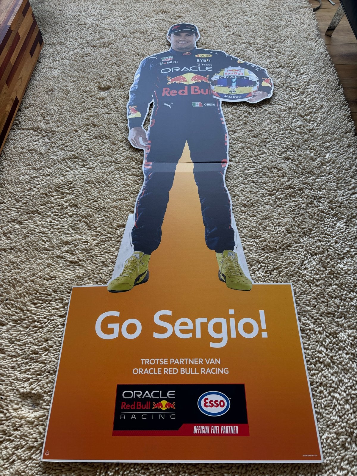 Sergio Pérez Red Bull Racing kartonnen uitsnede, Ophalen, Nieuw, Formule 1