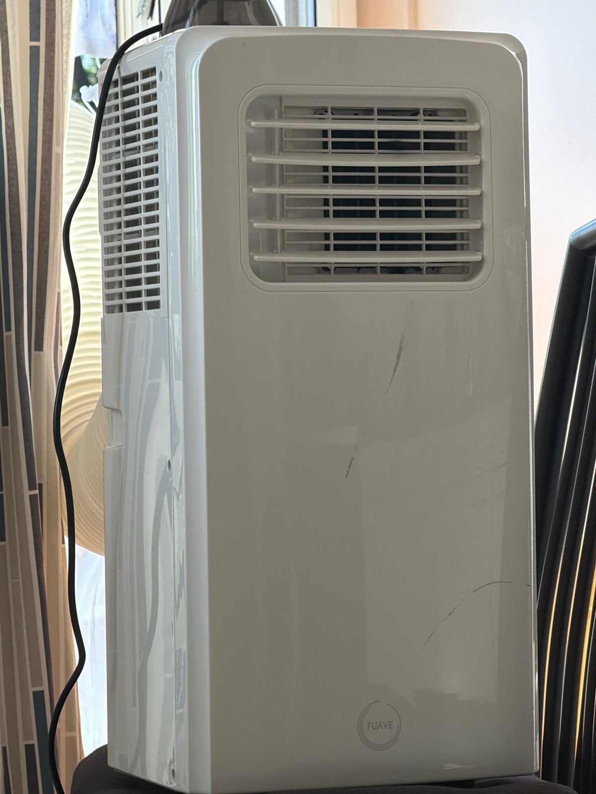 Mobiele airco FUAVE - Compact en efficiënt, Witgoed en Apparatuur, Airco's, Gebruikt, Mobiele airco, Minder dan 60 m³, 3 snelheden of meer
