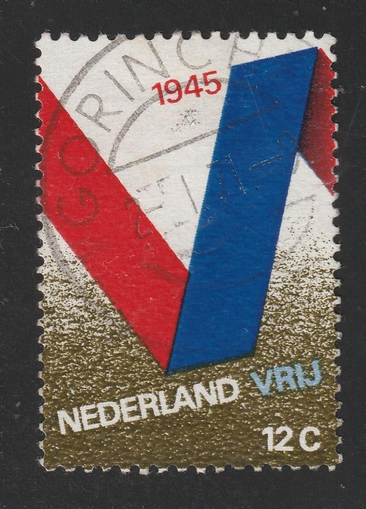 nvph 970 met openbalkstempel Gorinchem (10288), Postzegels en Munten, Ophalen of Verzenden, Na 1940, Gestempeld