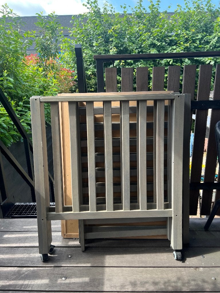 Box casper, Ophalen, Gebruikt, Vierkant, Wieltjes