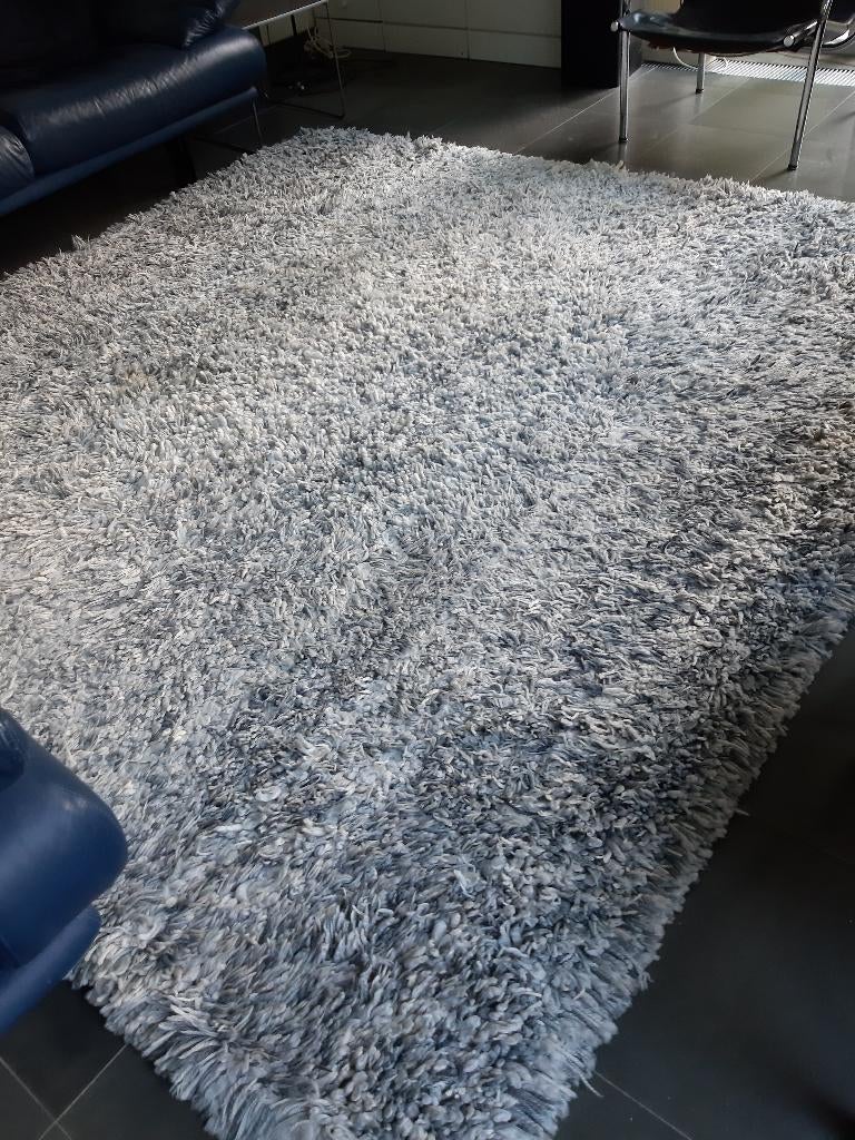 Hoogpolig wollen vloerkleed / berber, Ophalen, Gebruikt, Vierkant, 200 cm of meer