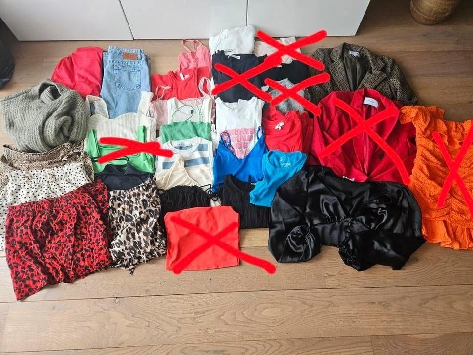 Kledingpakket maat S 26-delig, Ophalen of Verzenden, Zo goed als nieuw, Maat 36 (S)
