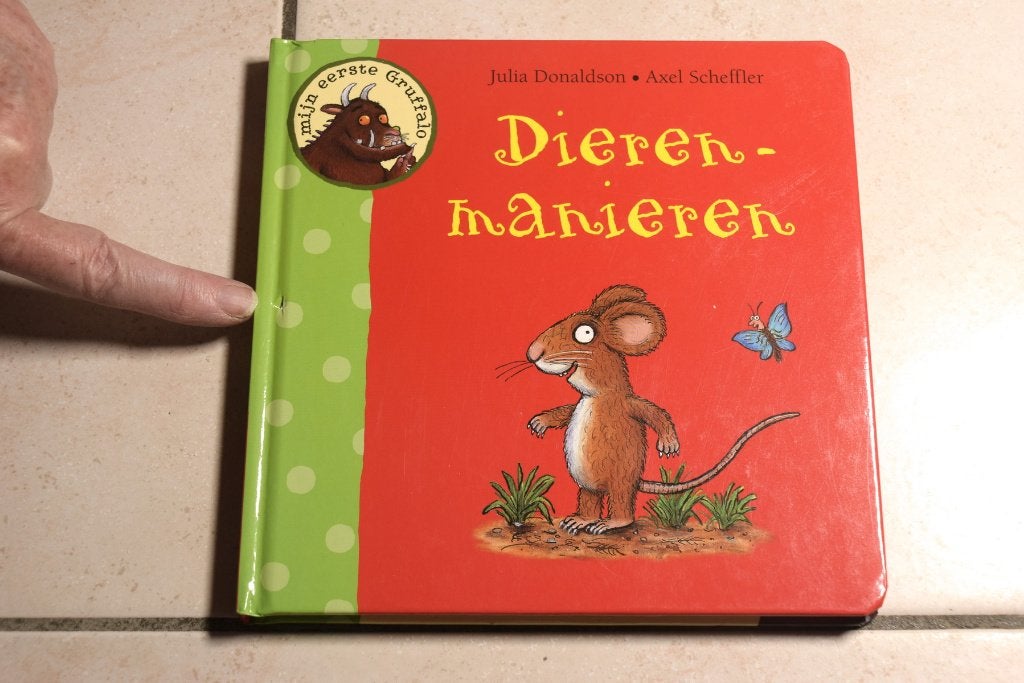 Kartonboek Dierenmanieren / Julia Donaldson Axel Scheffler, Boeken, Kinderboeken | Baby's en Peuters, Gelezen, 2 tot 3 jaar, Ophalen of Verzenden