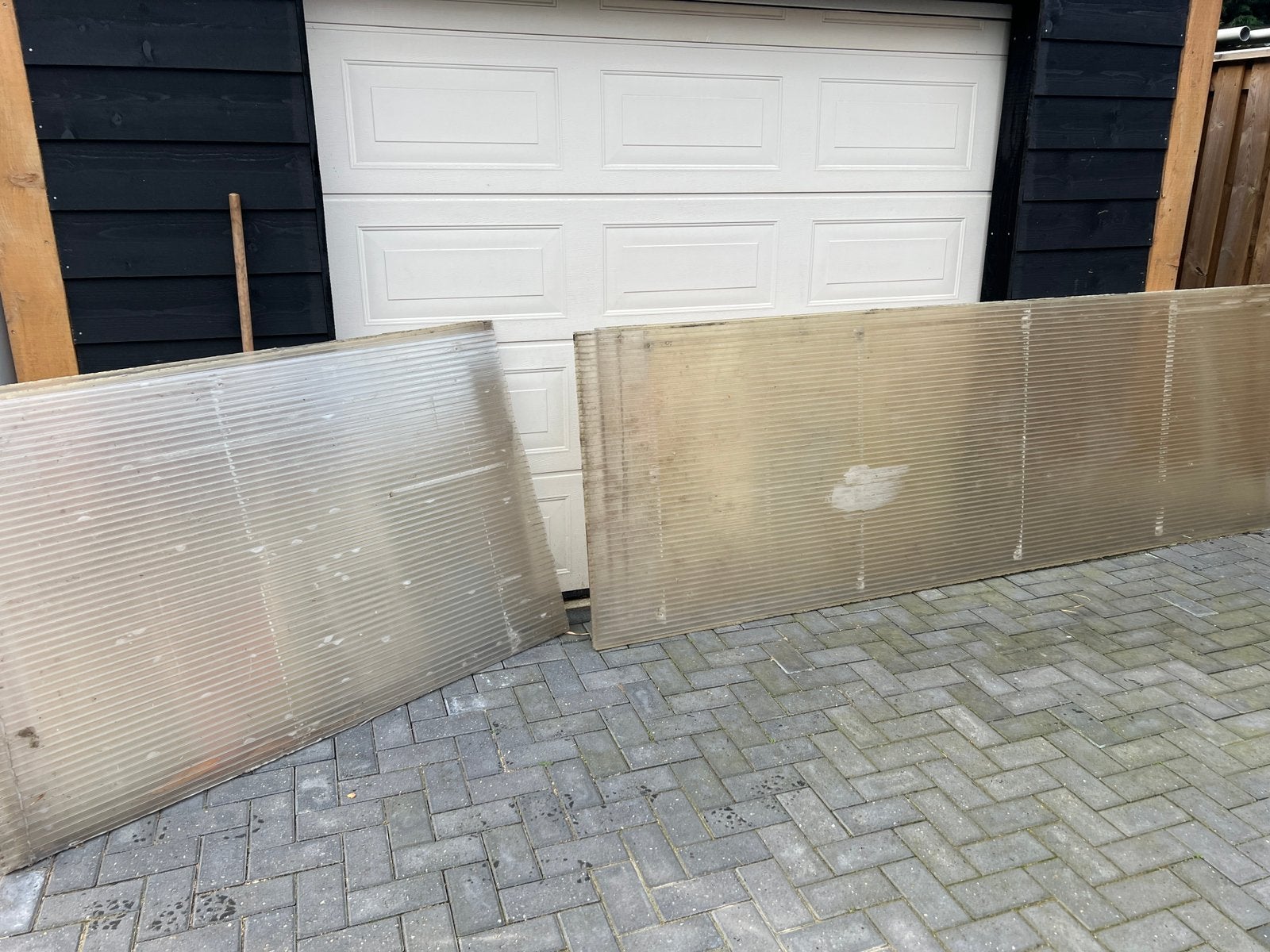 Polycarbonaat platen, Ophalen, Zo goed als nieuw