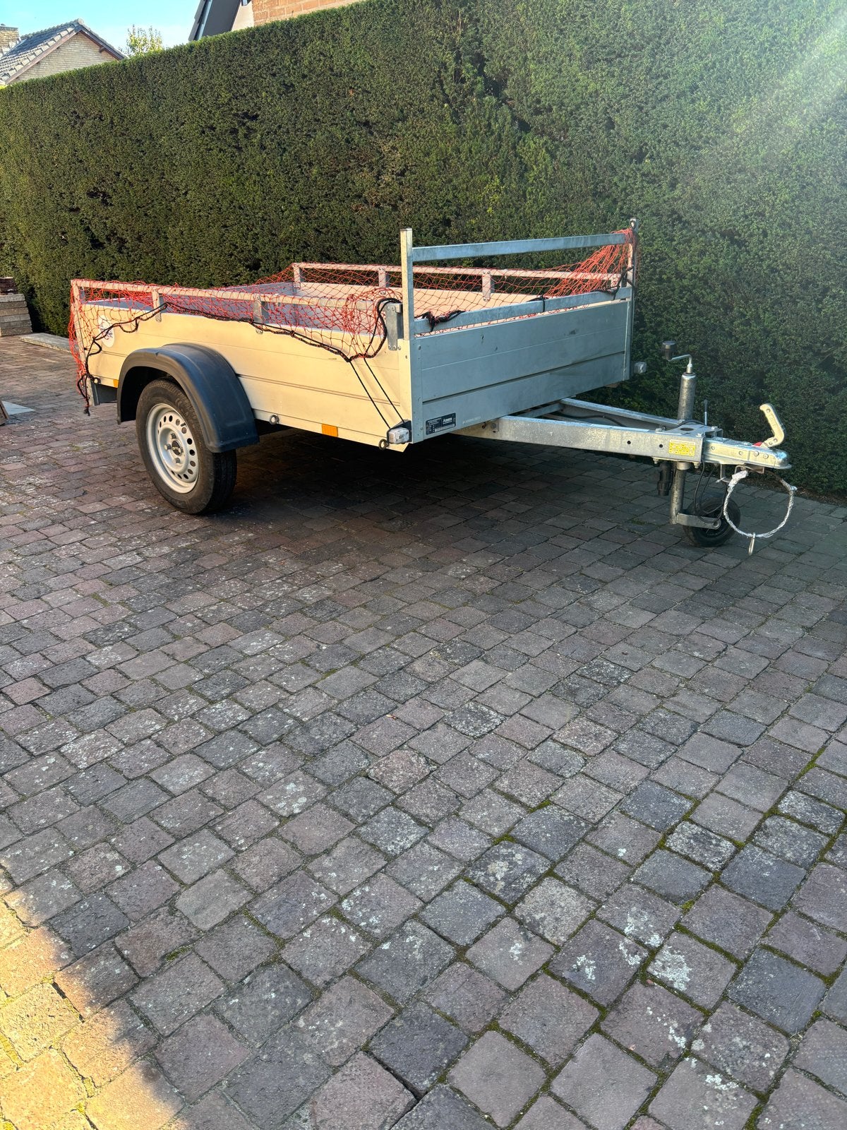 Anssems aanhangwagen - Bakmaat: 125x210x40 cm, Ophalen, Zo goed als nieuw
