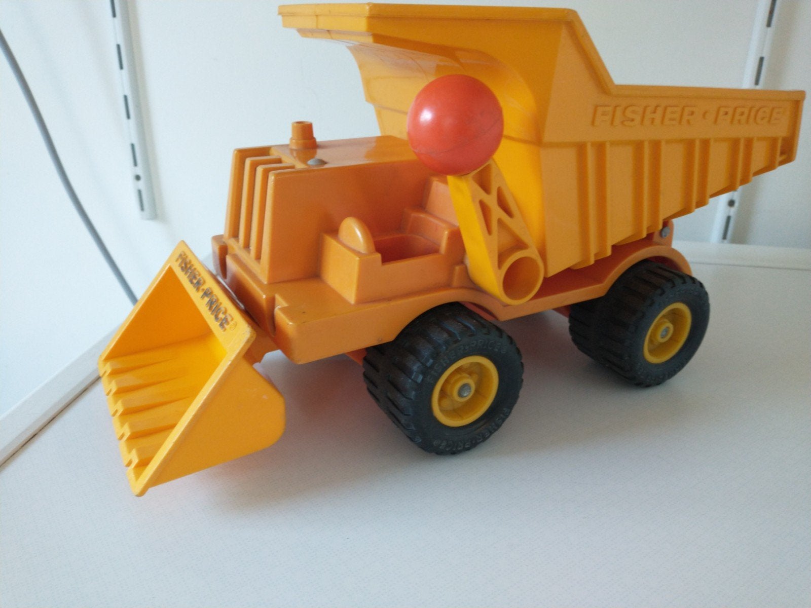 Fischer price kiepwagen. Vintage, Ophalen of Verzenden, Gebruikt, Auto of Voertuig