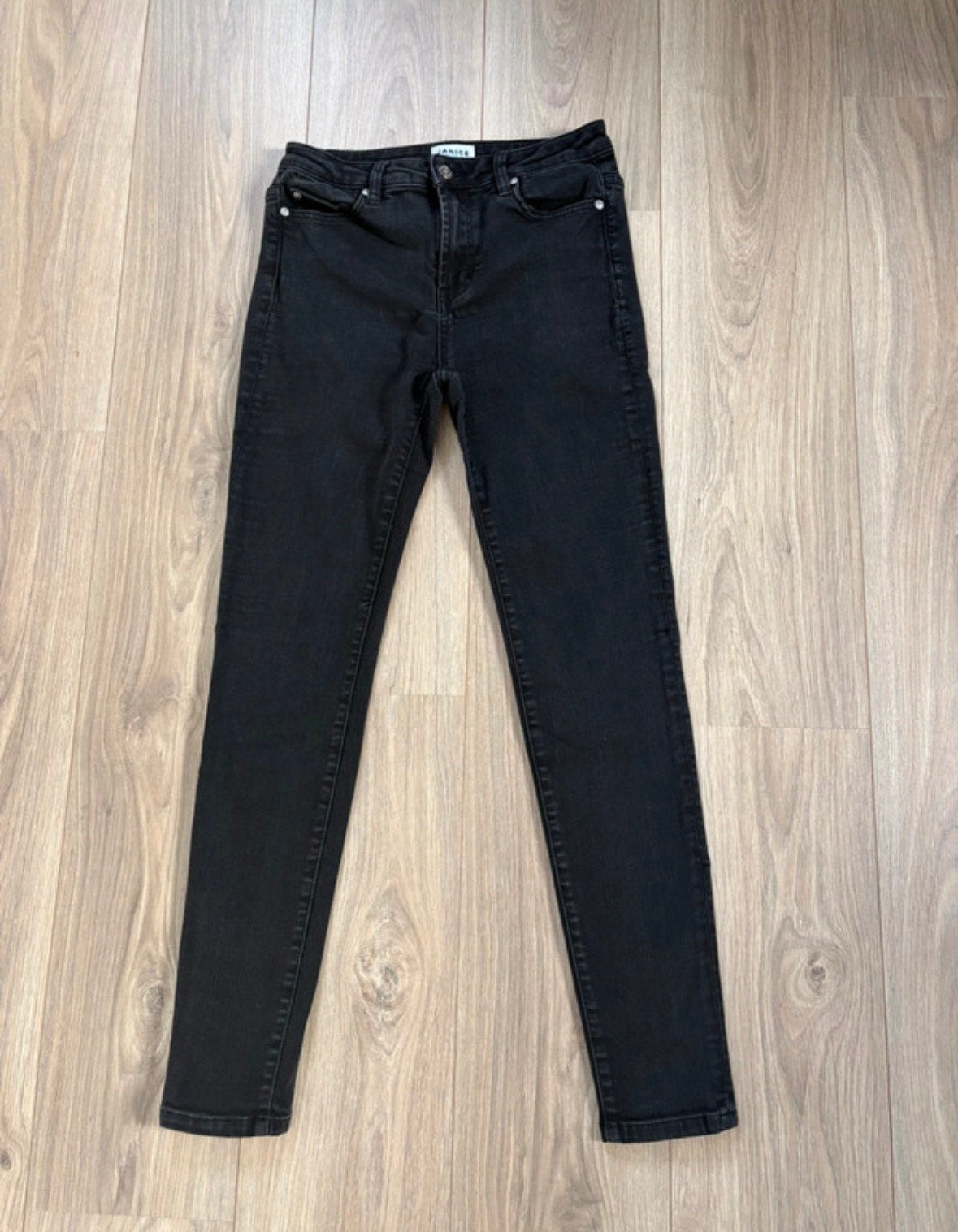 Zwarte Janice jeans - The Rocket - maat 30, Ophalen of Verzenden, Zo goed als nieuw, Zwart, W30 - W32 (confectie 38/40)