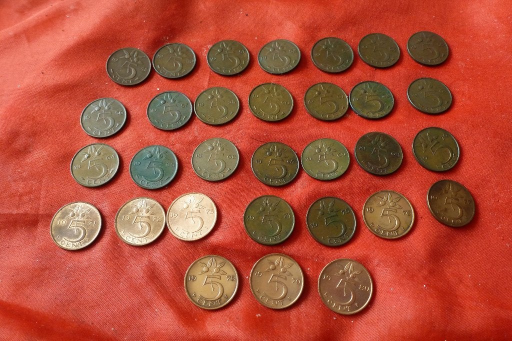 Juliana - complete serie 5 cent 31 stuks 1948-1980 prachtig, Ophalen of Verzenden, Koningin Juliana, 5 cent, Setje