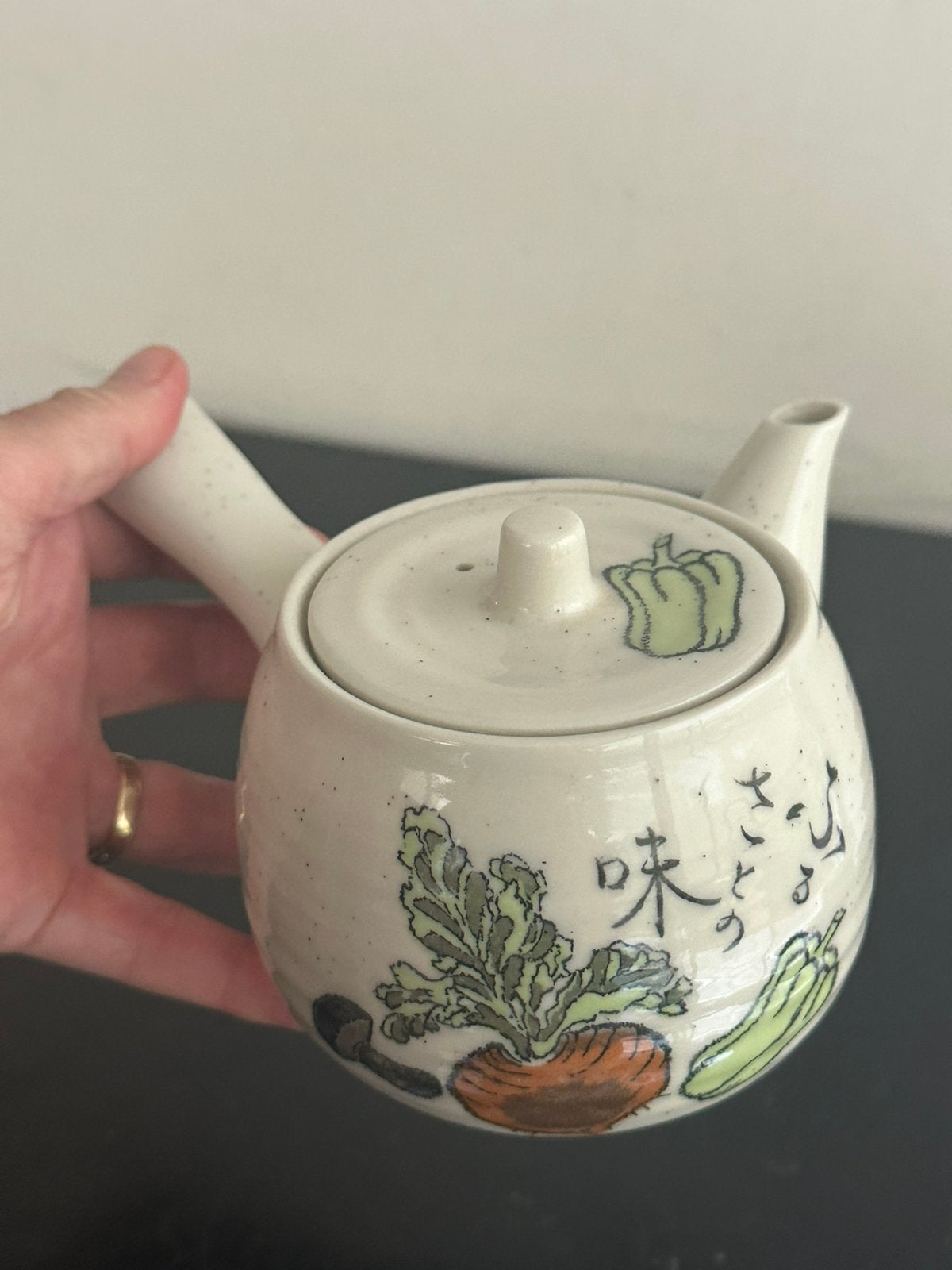 Aziatische Kyusu theepot 300 ml, Ophalen of Verzenden, Gebruikt