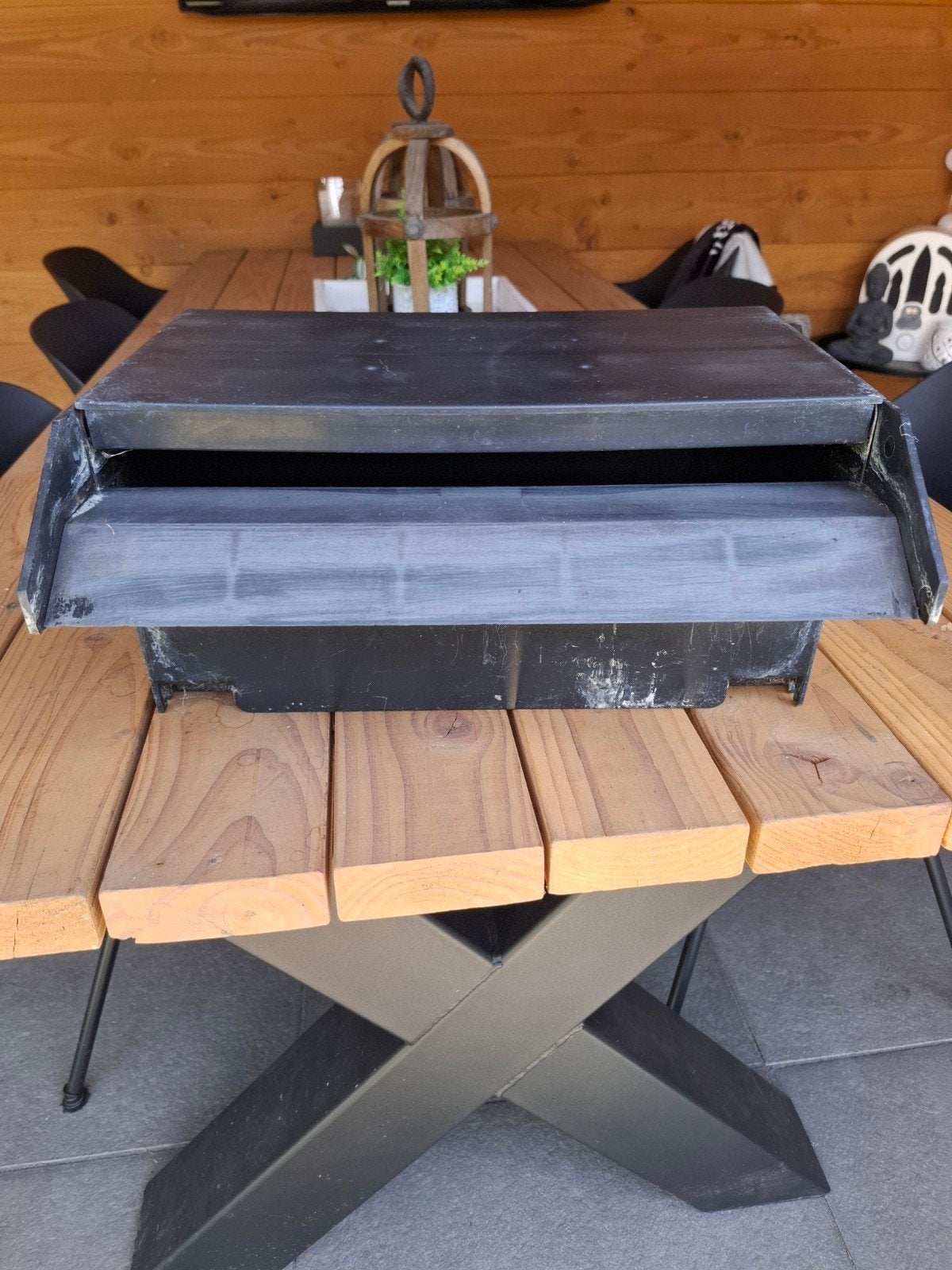 Gebruikte kunstof vijverwaterval, 39 breed cm, Tuin en Terras, Vijvers, Ophalen of Verzenden, Gebruikt