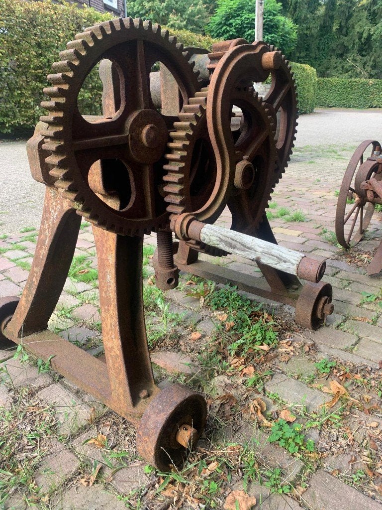 Antieke hoepelwals voor wagenmakers/smeden - Brocante, Antiek en Kunst, Ophalen