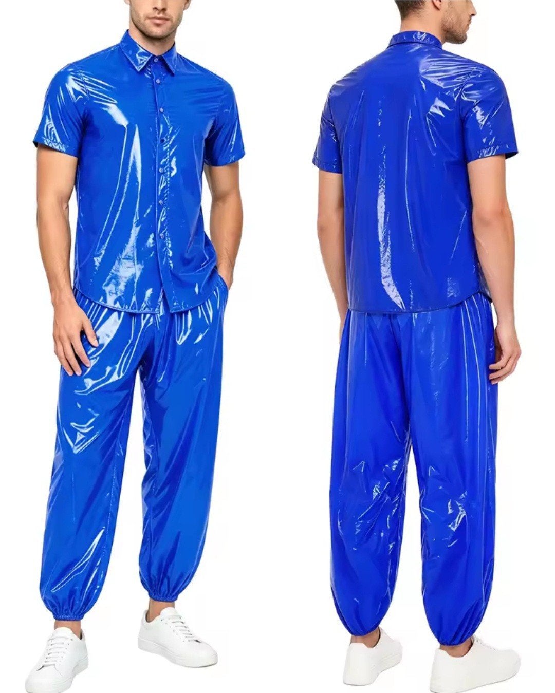 Mooie Lak Set, Top en Broek, tm 3XL, Kleding | Heren, Verzenden, Nieuw