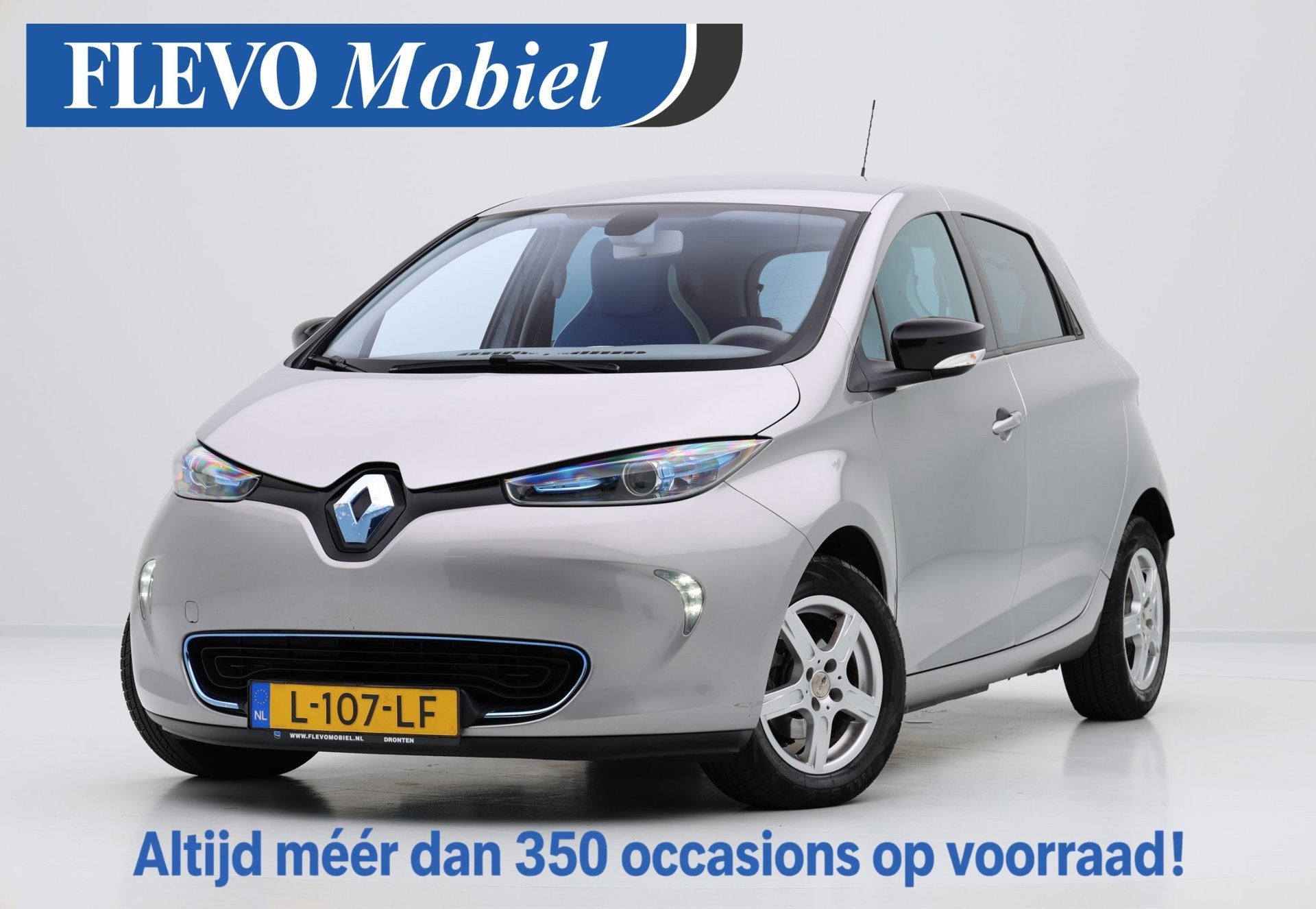 Renault ZOE Q210 Zen Quickcharge 22 kWh (Huur Accu) Aut. Nav, Auto's, Stof, Gebruikt, 22 kWh, 360 min