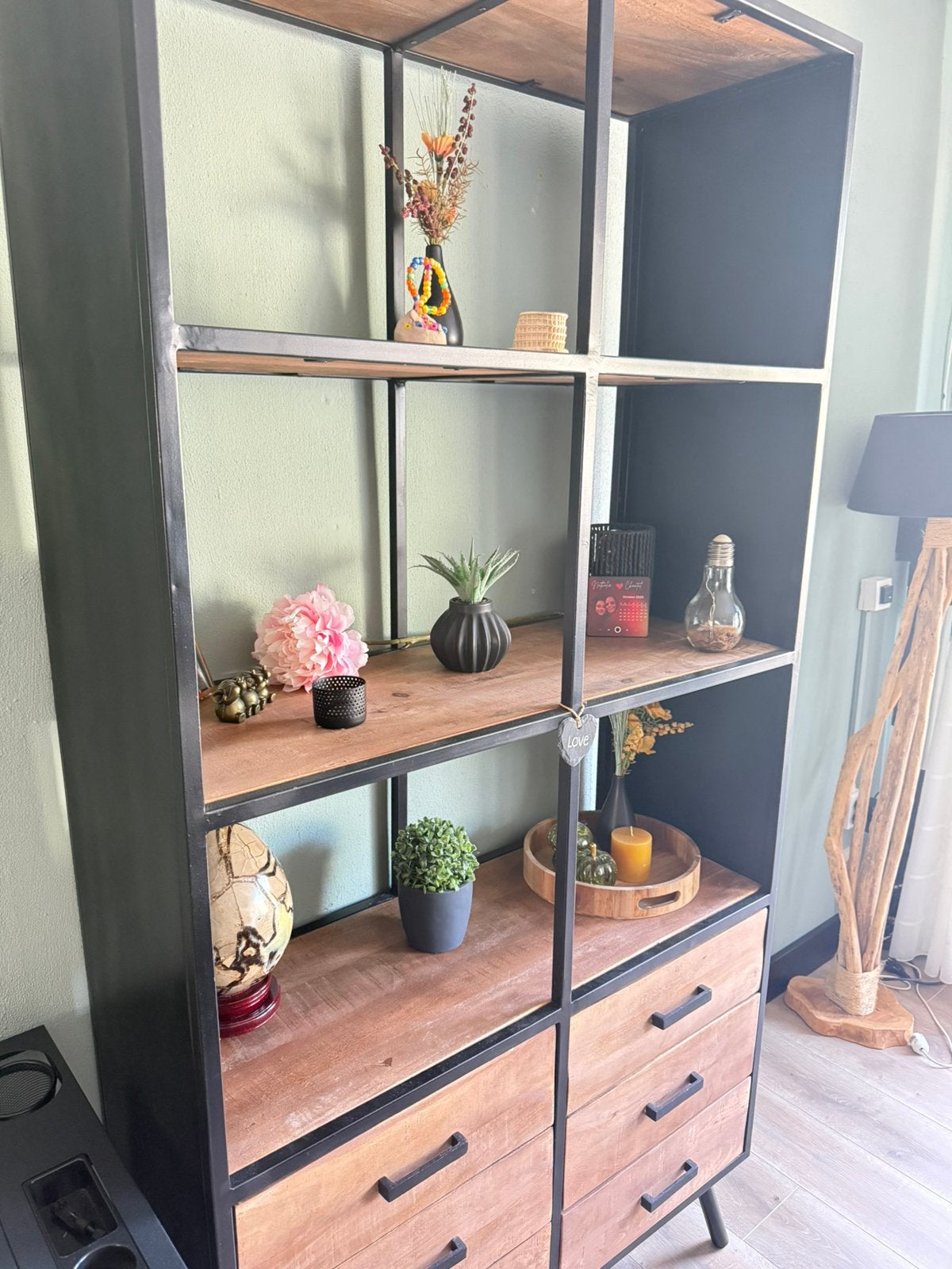 Mango hout kast, Ophalen, 200 cm of meer, 50 tot 100 cm, Zo goed als nieuw