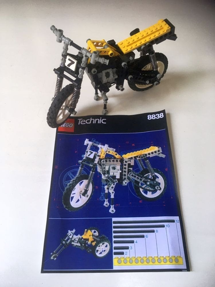Lego Technic - Shock Cycle - 8838, Kinderen en Baby's, Speelgoed | Duplo en Lego, Gebruikt, Lego, Ophalen of Verzenden, Complete set