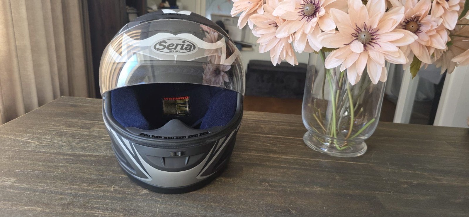 Seria Blade Integraalhelm - Maat M - Zwart/Grijs, Motoren, M, Dames, Integraalhelm, Tweedehands