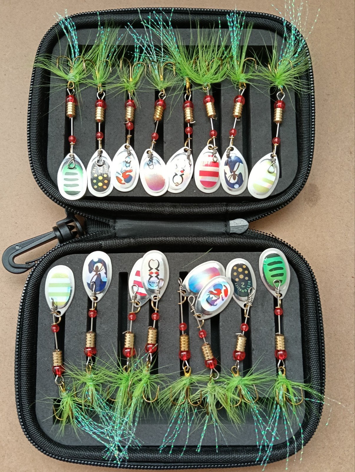 16 stuks spinners lokaas in diverse kleuren met opberg etui, Ophalen of Verzenden, Nieuw, Haak