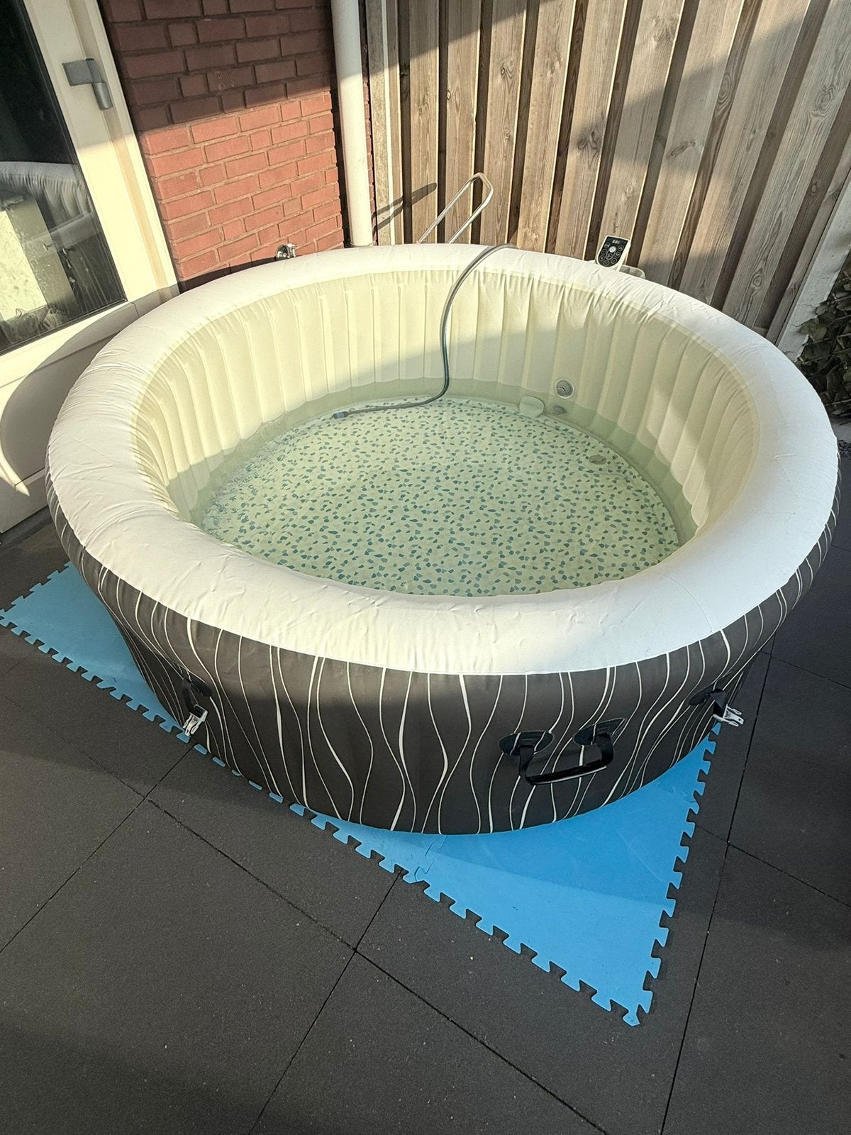 Lazy-Z-Spa Jacuzzi te koop, Ophalen, Gebruikt, Pomp, Opblaasbaar