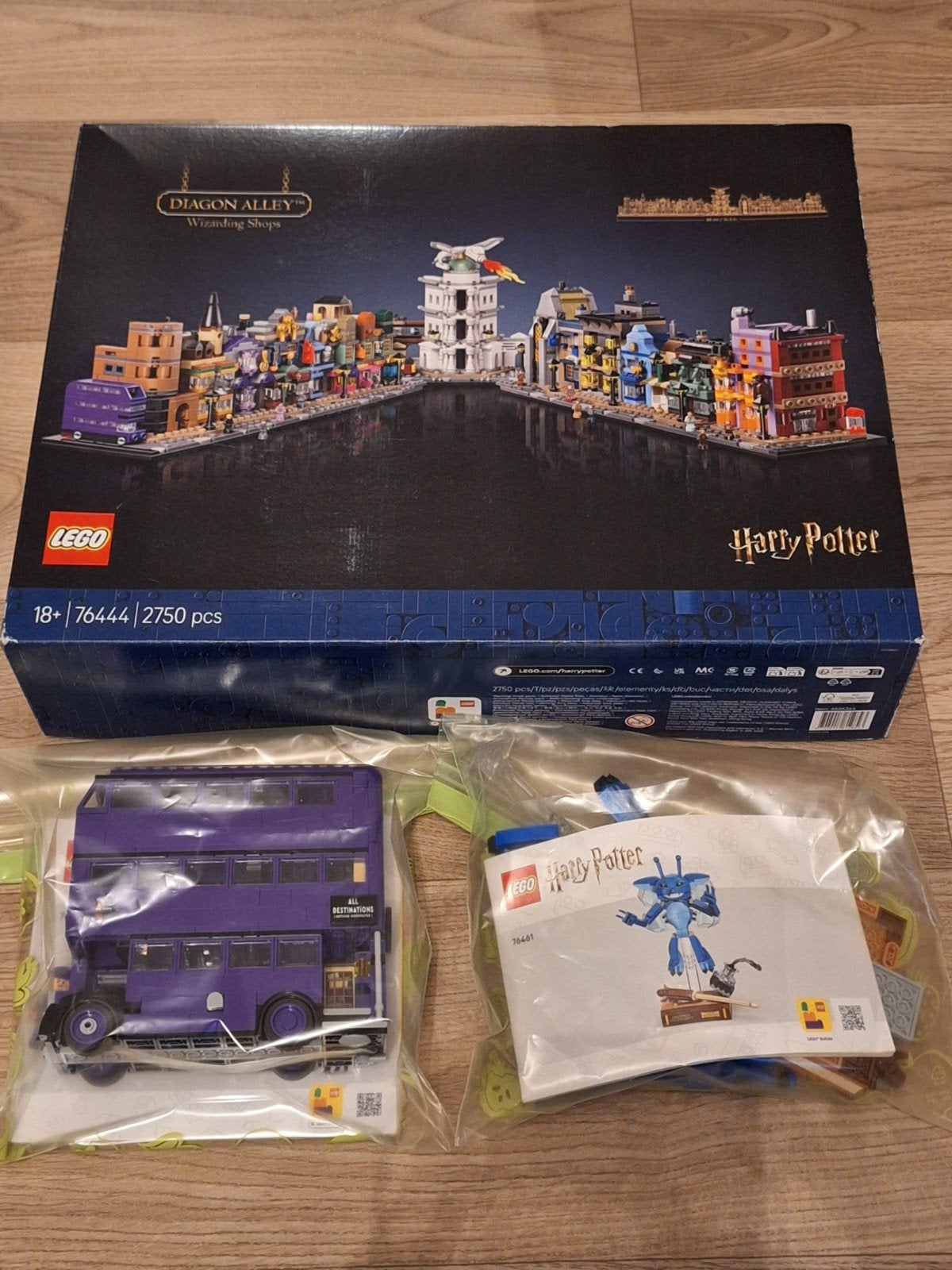 Lego Harry Potter 76444 Wegisweg , 76461 en Knight Bus, Lego, Harry Potter, Ophalen of Verzenden, Zo goed als nieuw