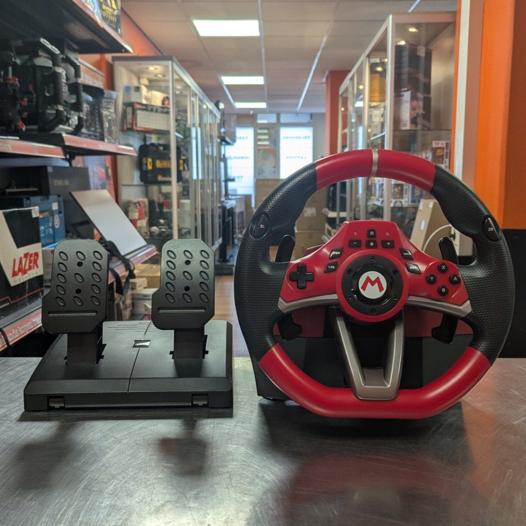 Hori Mario Kart Deluxe Racing Wheel Pro | Nette staat, Hori, Zo goed als nieuw, Info@hori.jp, HORI Co., Ltd.
4-12-15 Taihei, Sumida City
Tokyo 130-0012
Japan