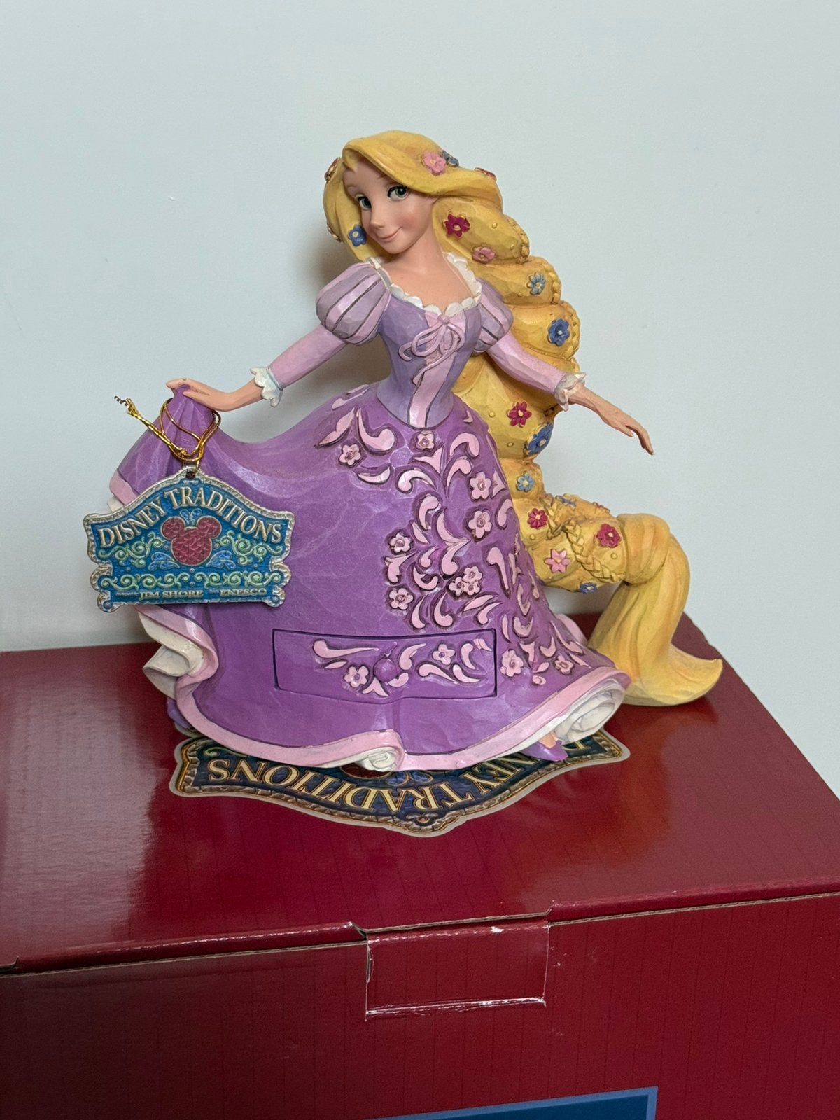 Jim Shore Disney Rapunzel, Ophalen of Verzenden, Overige figuren, Nieuw, Beeldje of Figuurtje