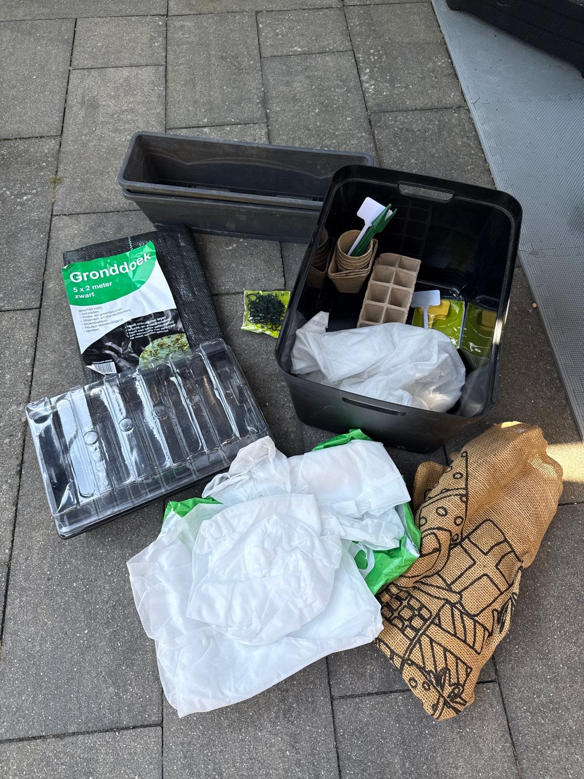 Moestuin spulletjes gratis, Ophalen, Kweekbak