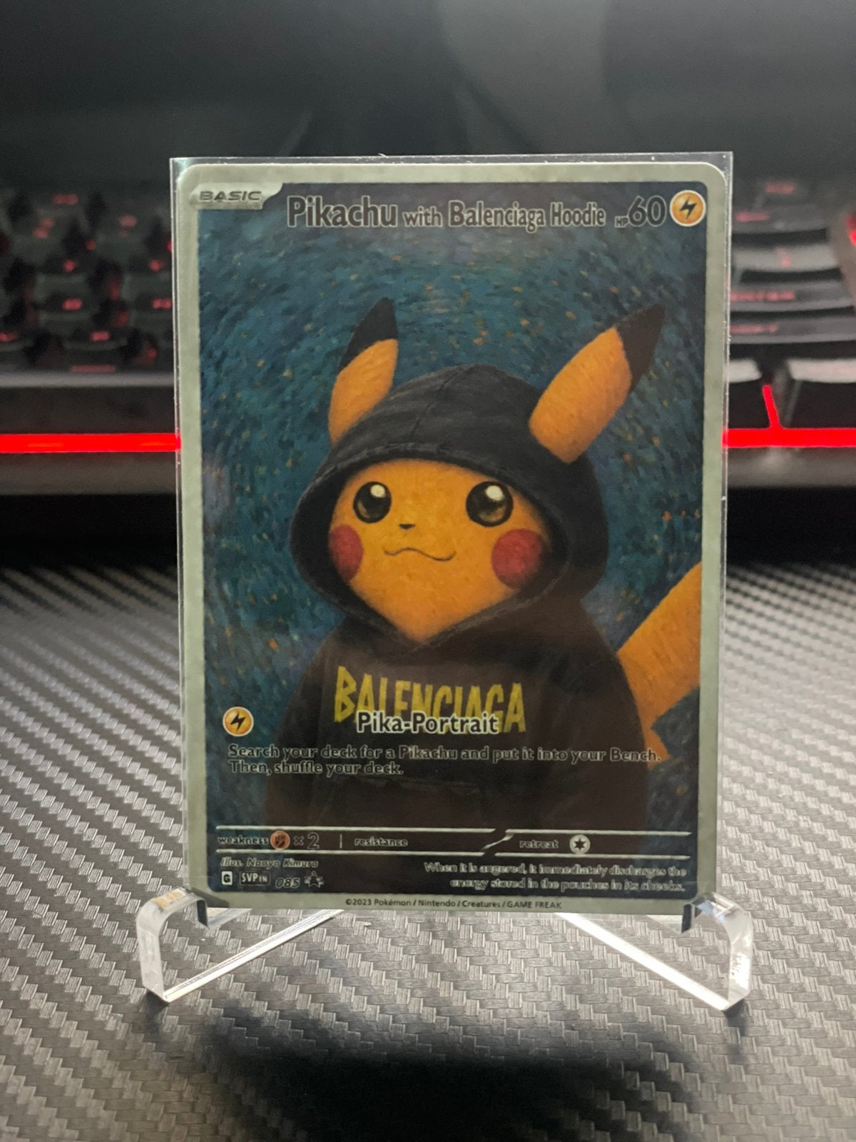 Pikachu (Fanart), Hobby en Vrije tijd, Ophalen of Verzenden, Nieuw, Losse kaart