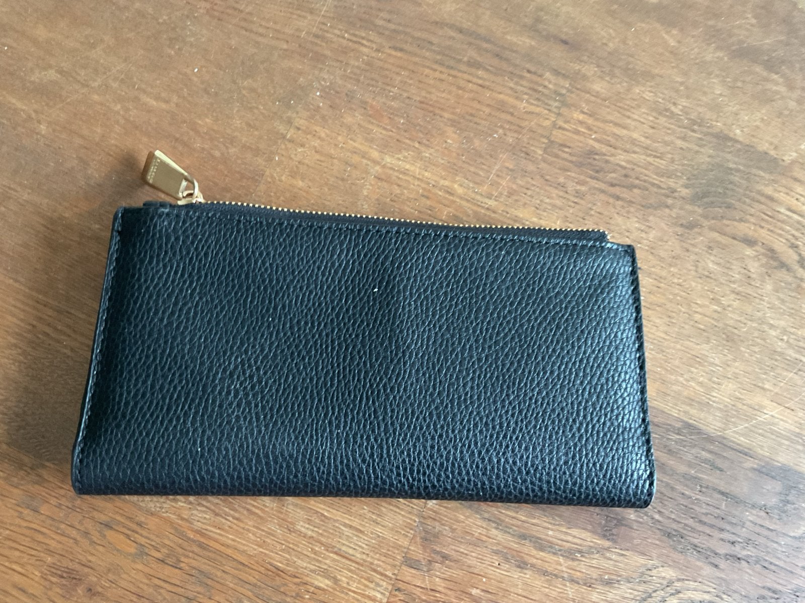 Dune London portemonnee zwart/bruin met rits, Ophalen, Gebruikt, Zwart, Overige merken