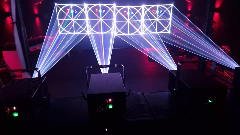 4x 5W compact ilda lasershow set nieuw, Eén persoon