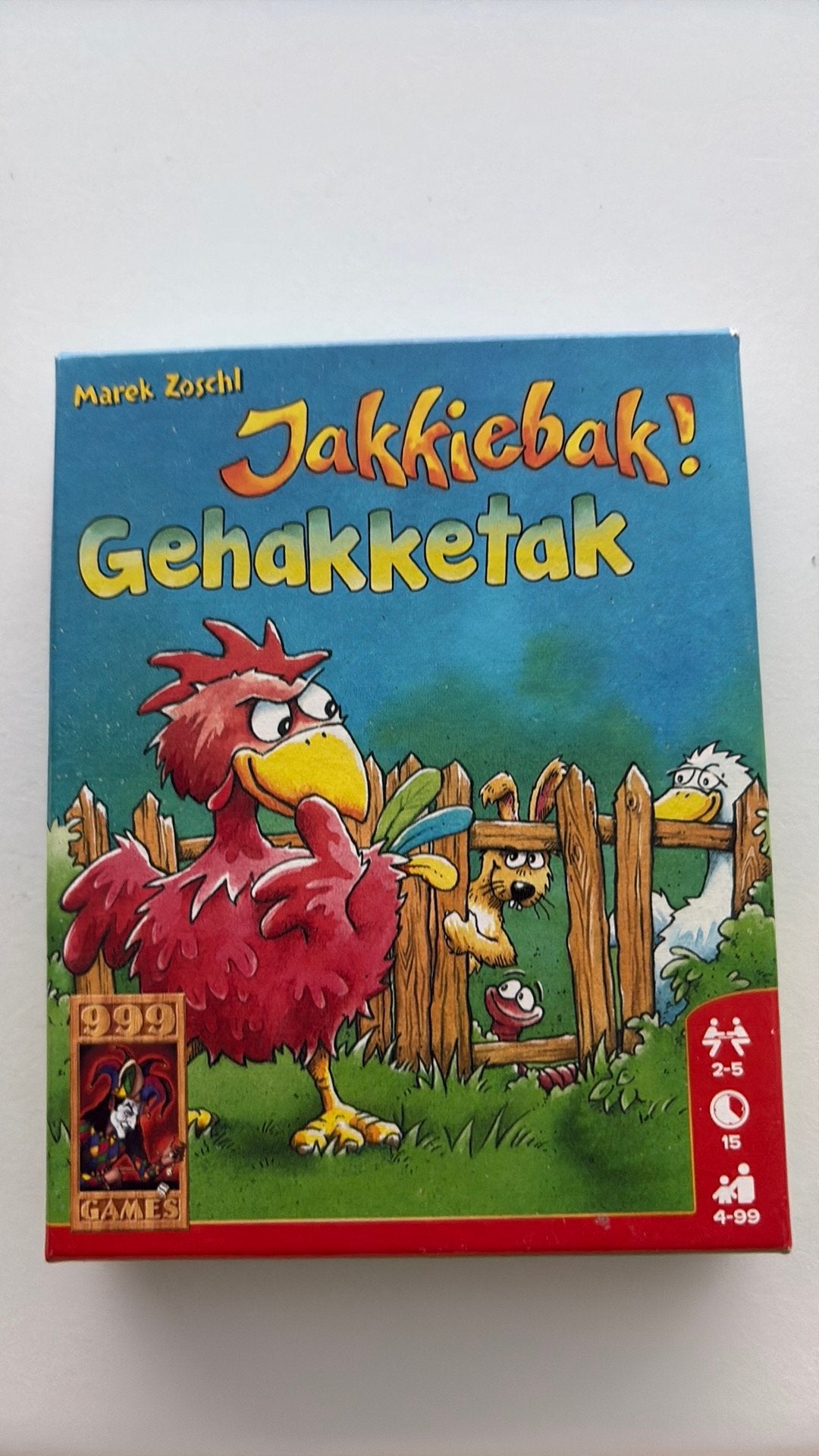 Jakkiebak Gehakketak van 999 Games, Ophalen, Zo goed als nieuw