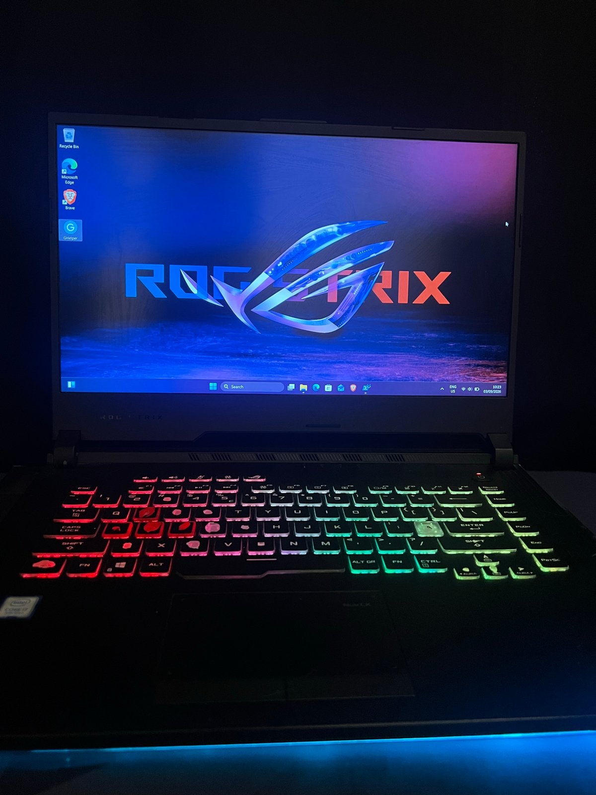 Asus Strix G531GW Gaming Laptop 32GB RAM, Computers en Software, Windows Laptops, Gebruikt, Met videokaart, 2 tot 3 Ghz, 32 GB
