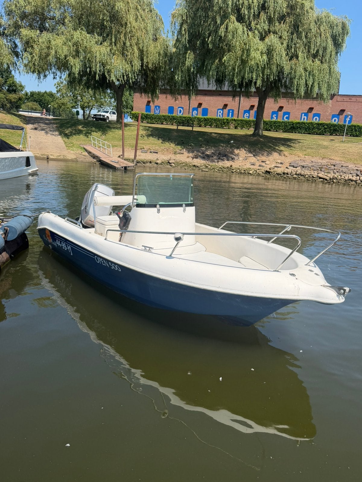 Pacific Craft 500 OPEN mariner 90pk 4 takt loopt super, Ophalen, Elektrische start
