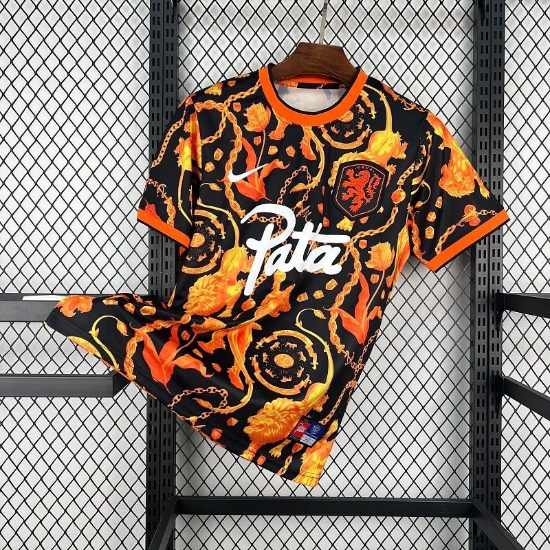 Patta x Oranje Leeuwen Voetbalshirt Nieuwe Voorraad, Ophalen of Verzenden, Nieuw, Overige maten, Zwart