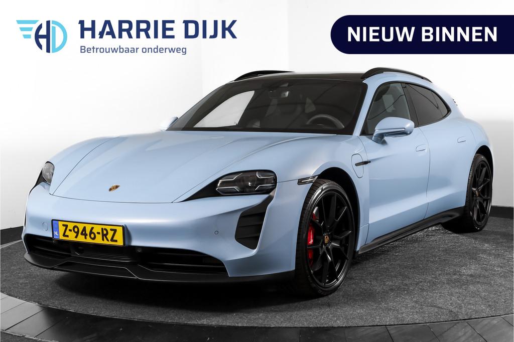 Porsche Taycan Sport Turismo GTS 93 kWh | SOH 95% | Sport Ch, Automaat, 110 €/maand, Leder, Geïmporteerd