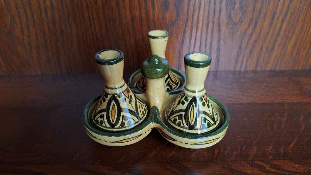 Mini tajines, Ophalen of Verzenden, Zo goed als nieuw, Overige stijlen