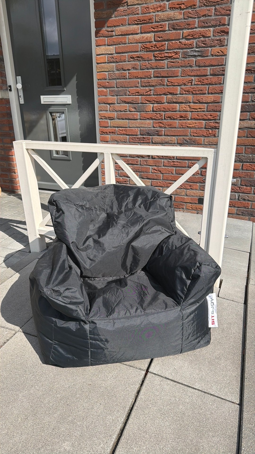 Zitzak stoel sit&joy, Ophalen of Verzenden, Zo goed als nieuw, Zwart, Zitzakstoel