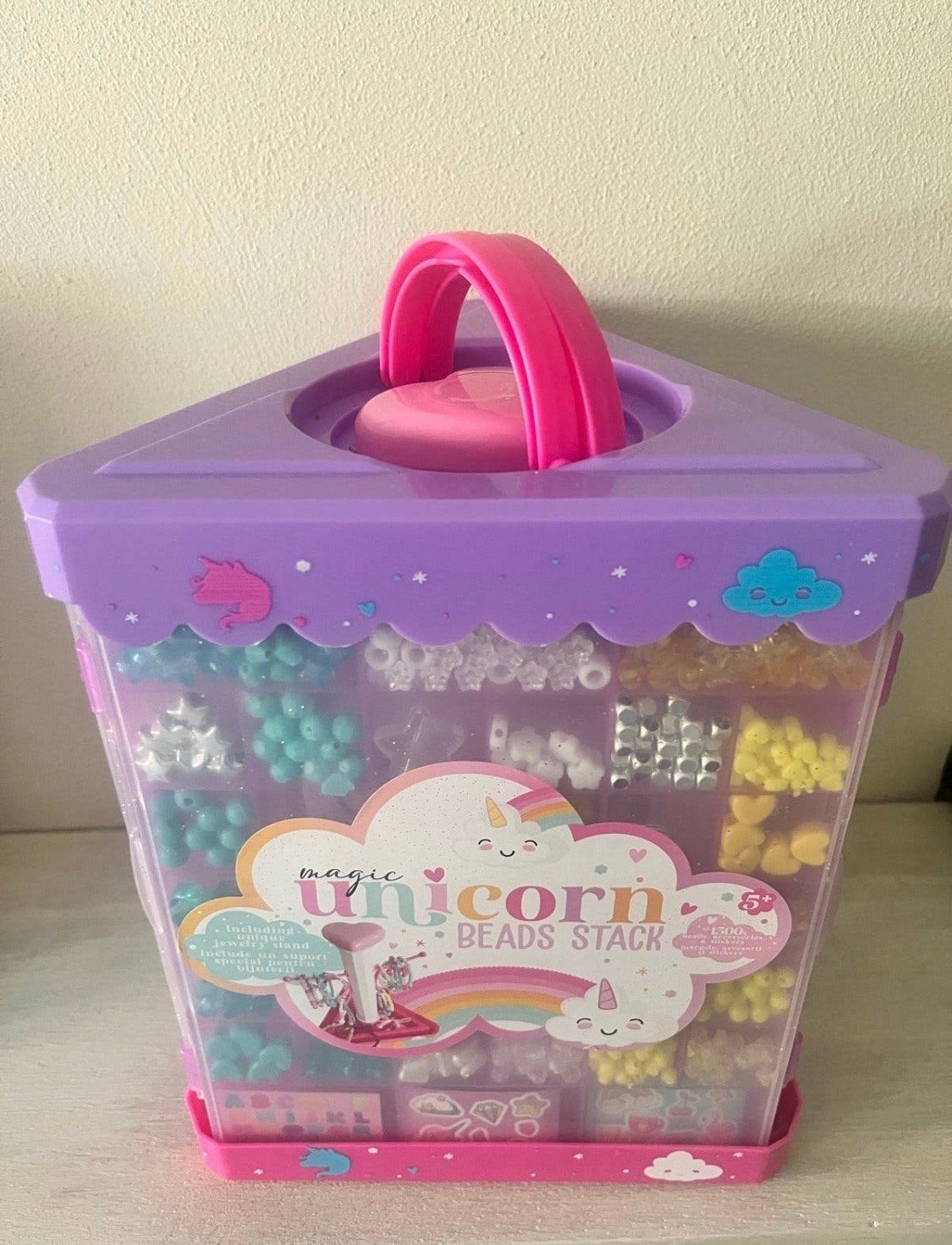 Magic Unicorn Kralen Stapel - Knutselset voor Kinderen sint, Ophalen of Verzenden, Nieuw, Kraal