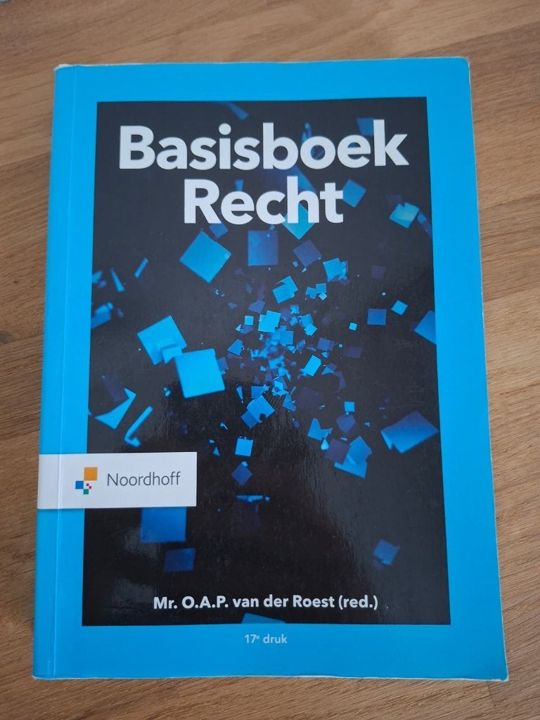 Basisboek Recht, Ophalen of Verzenden, Gelezen, Overige niveaus