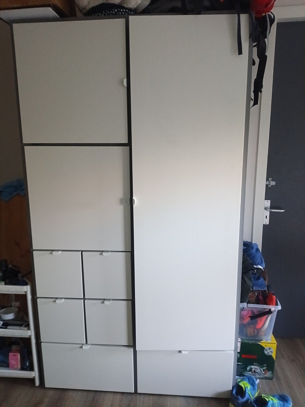 Ikea VISTUS kledingkast, Huis en Inrichting, Ophalen, 100 tot 150 cm, 200 cm of meer, Zo goed als nieuw