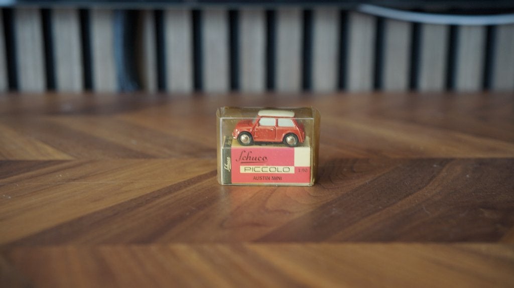 Schuko Piccolo Mini Cooper 01331 – 1:90 – met doosje, Ophalen of Verzenden, Gebruikt, Auto