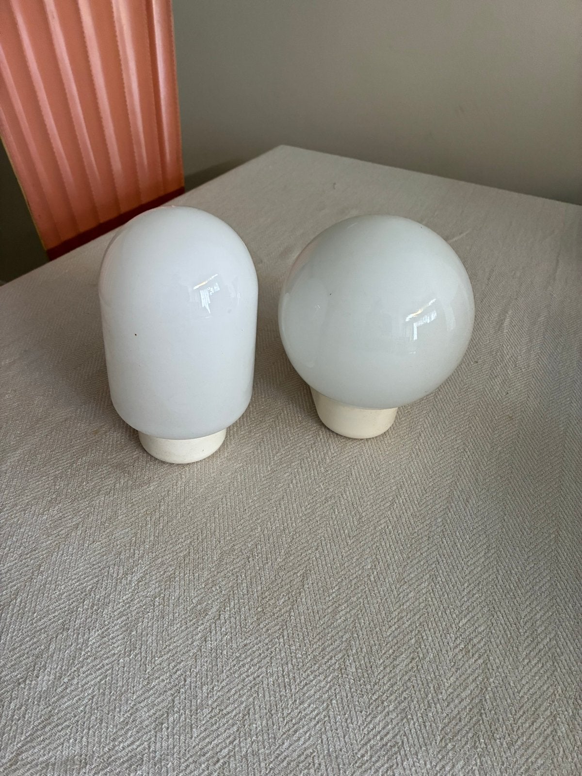 Wandlampje van glas voor badkamer, Ophalen, Gebruikt, Indirect licht, Overige fittingen